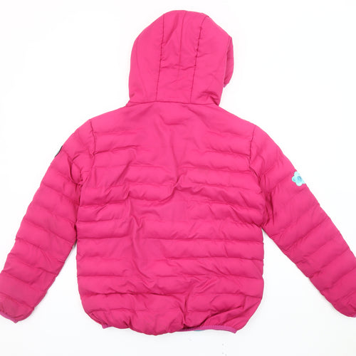 Surfanic Girls Pink 14 Years Hooded Puffer Jacket Winter Coat