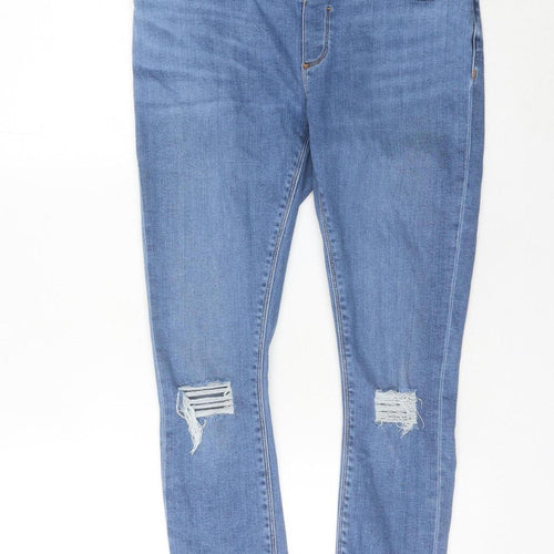 ASOS Women’s Blue Size 8 Maternity Skinny Distressed Jeans