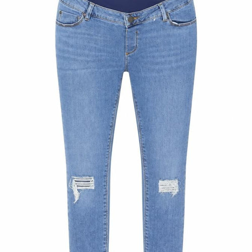 ASOS Women’s Blue Size 8 Maternity Skinny Distressed Jeans