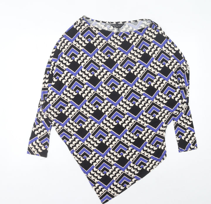 Dorothy Perkins Women’s Multicoloured Geometric Tunic Blouse Size 10