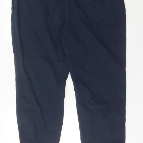 Marks and Spencer Women’s Blue Chino Trousers Size 20 Cotton