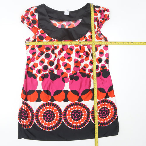 Debenhams Women’s Multicoloured Size 14 Petite Geometric Shift Dress