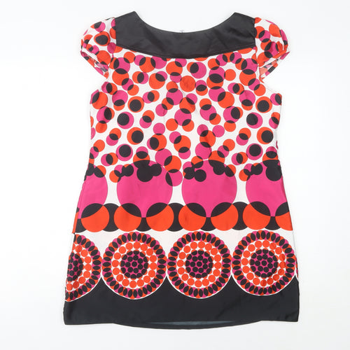 Debenhams Women’s Multicoloured Size 14 Petite Geometric Shift Dress