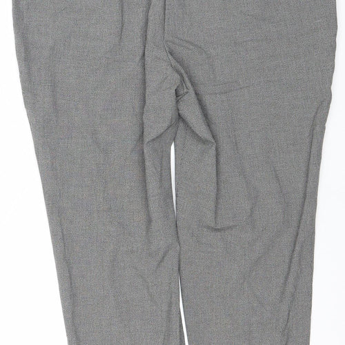 Marks and Spencer Women’s Grey Check Dress Pants Size 20 Regular Stretch Workwear