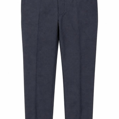 Marks and Spencer Men's Blue Check Wool Dress Pants 42W 29L Regular Fit