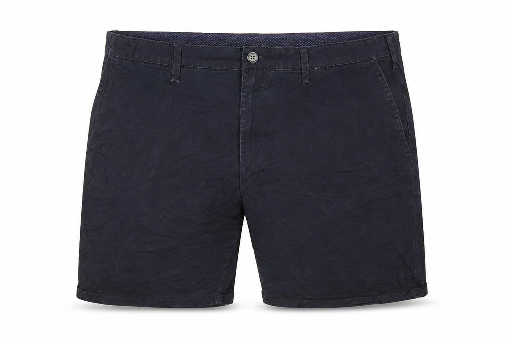 Marks and Spencer Men's Blue Regular Fit Chino Shorts Size 44