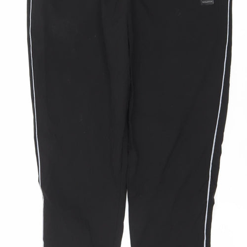 MAN Active Mens Black L Jogger Trousers Polyester Elastane Running Gym