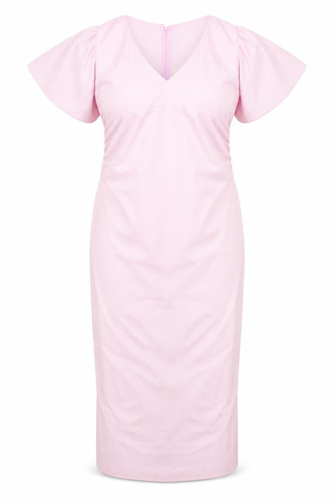 Boohoo Women’s Pink Size 14 Long Bodycon Dress Wedding Party