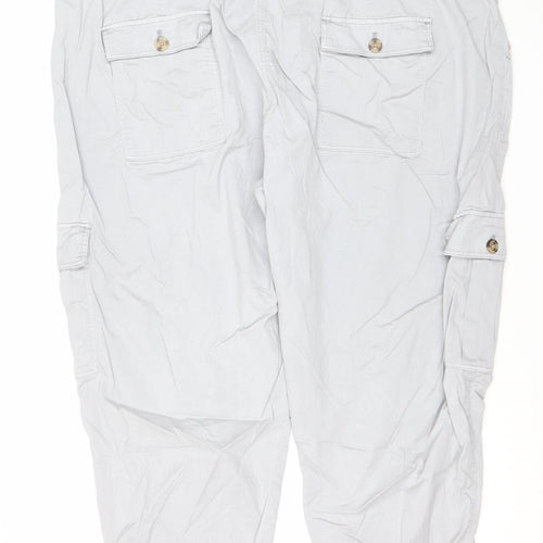 Marks and Spencer Women’s Grey Cargo Trousers Size 14 Regular