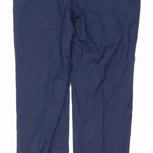 Marks and Spencer Men's Blue 32x31 Tailored Dress Pants Straight Leg