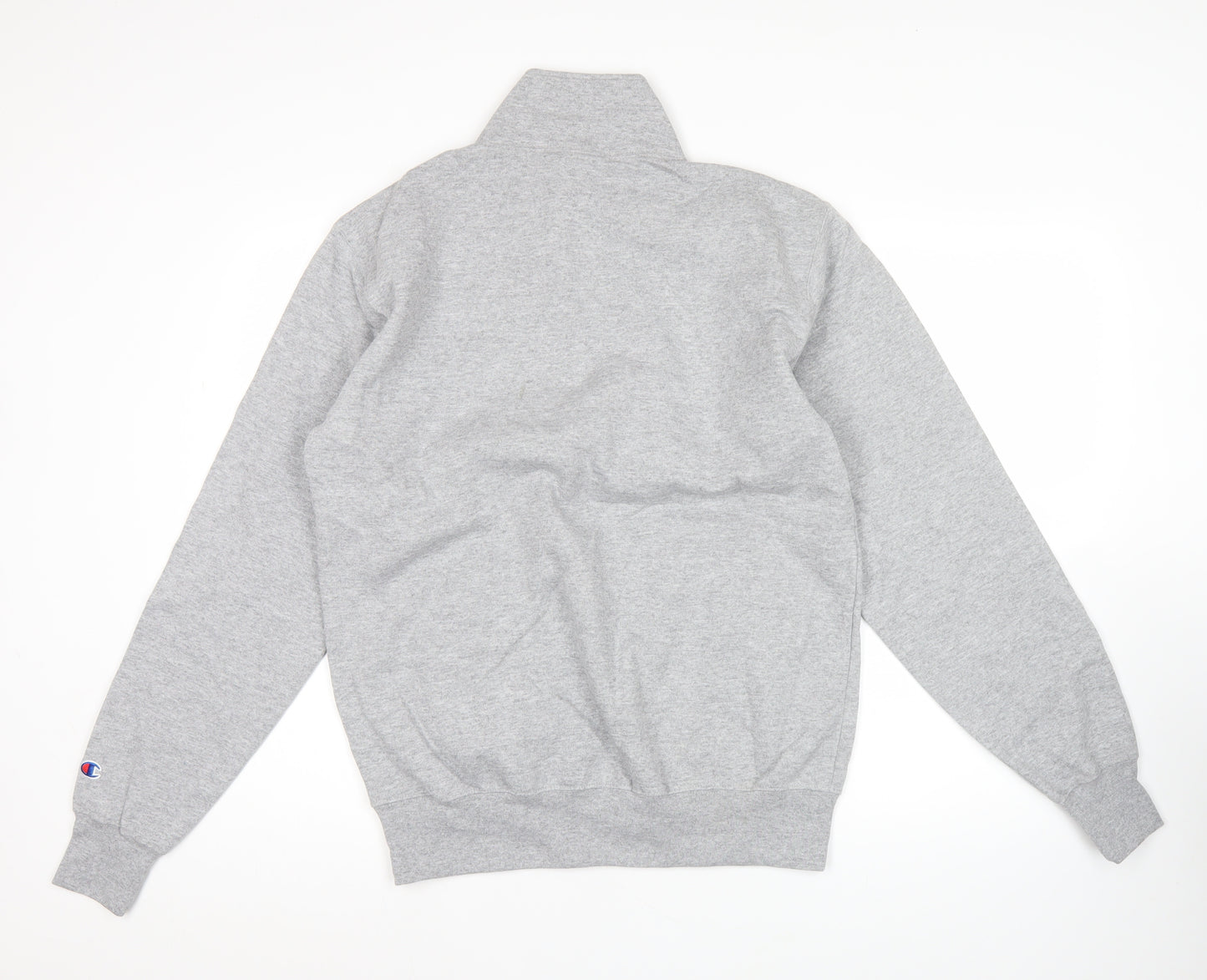 Champion Men’s Grey M Eco Authentic 1/4 Zip Fleece Sweatshirt