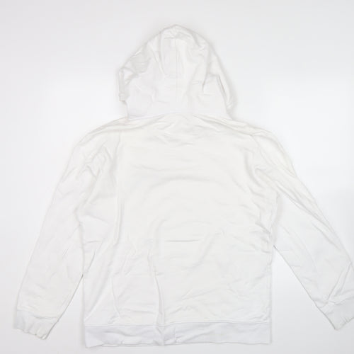 Champion Men’s White Pullover Hoodie Medium Logo Sportswear