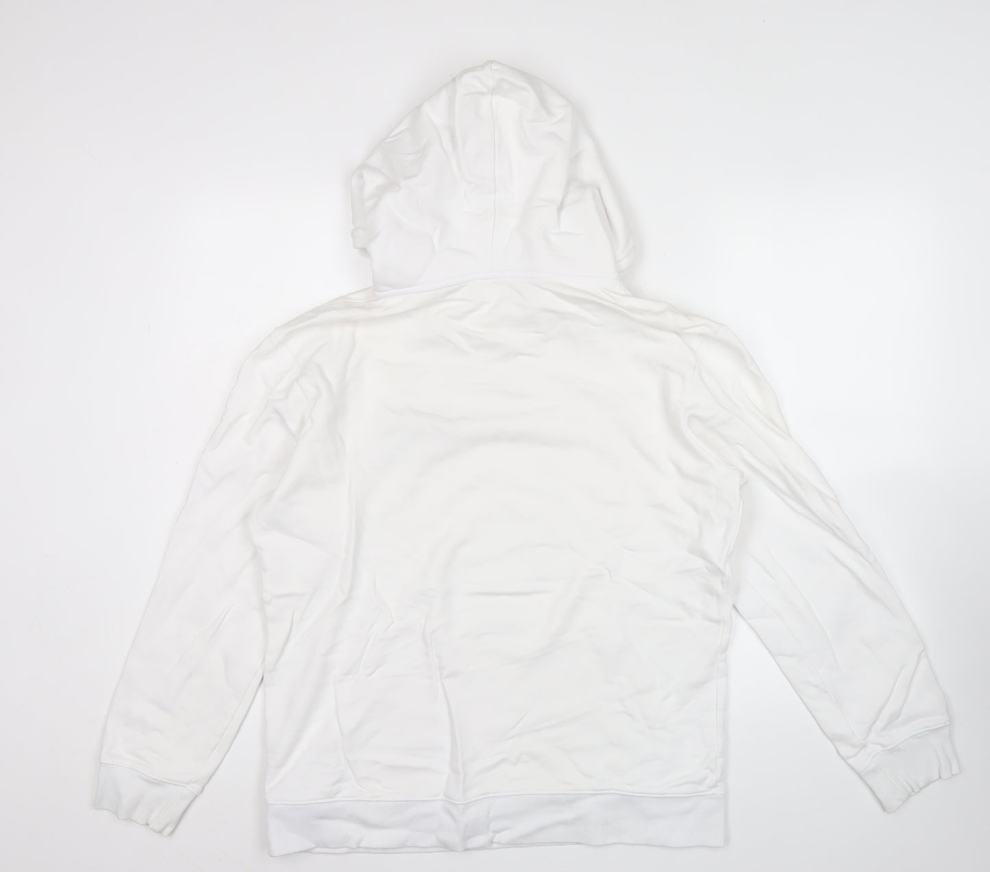 Champion Men’s White Pullover Hoodie Medium Logo Sportswear