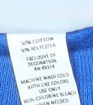 Champion Men's Blue Small Pullover Sweatshirt Crew Neck Logo