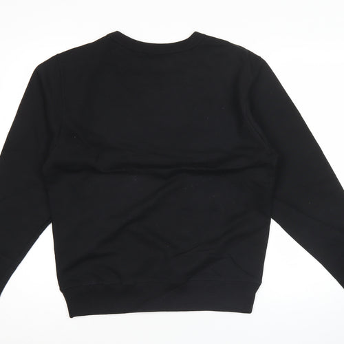 Champion Men’s Black Pullover Sweatshirt Small Logo Athleticwear