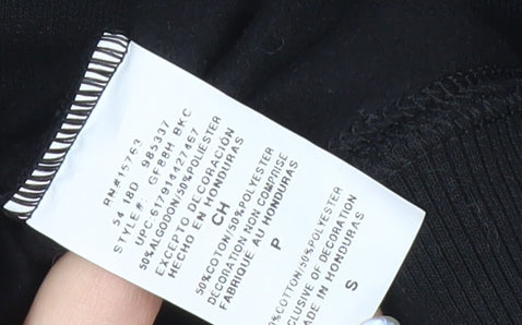 Champion Men’s Black Pullover Sweatshirt Small Logo Athleticwear