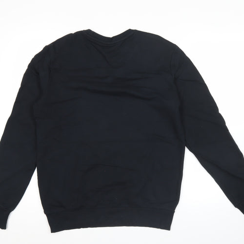 Puma Men’s Black M Pullover Logo Sweatshirt Jersey Sportswear