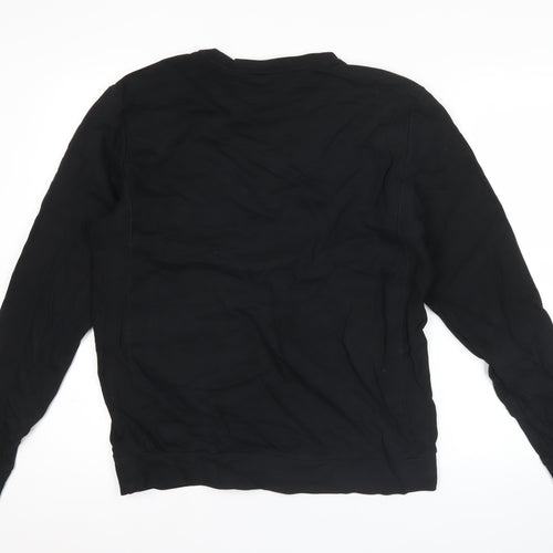 Puma Men's Black L Pullover Sweatshirt Long Sleeve Crew Neck Sportswear