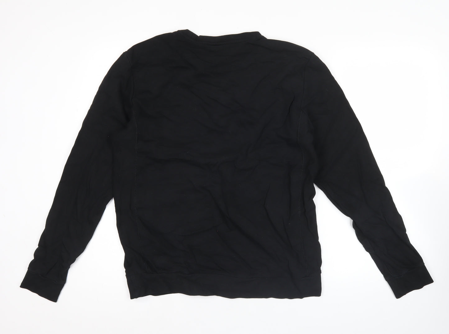 Puma Men's Black L Pullover Sweatshirt Long Sleeve Crew Neck Sportswear