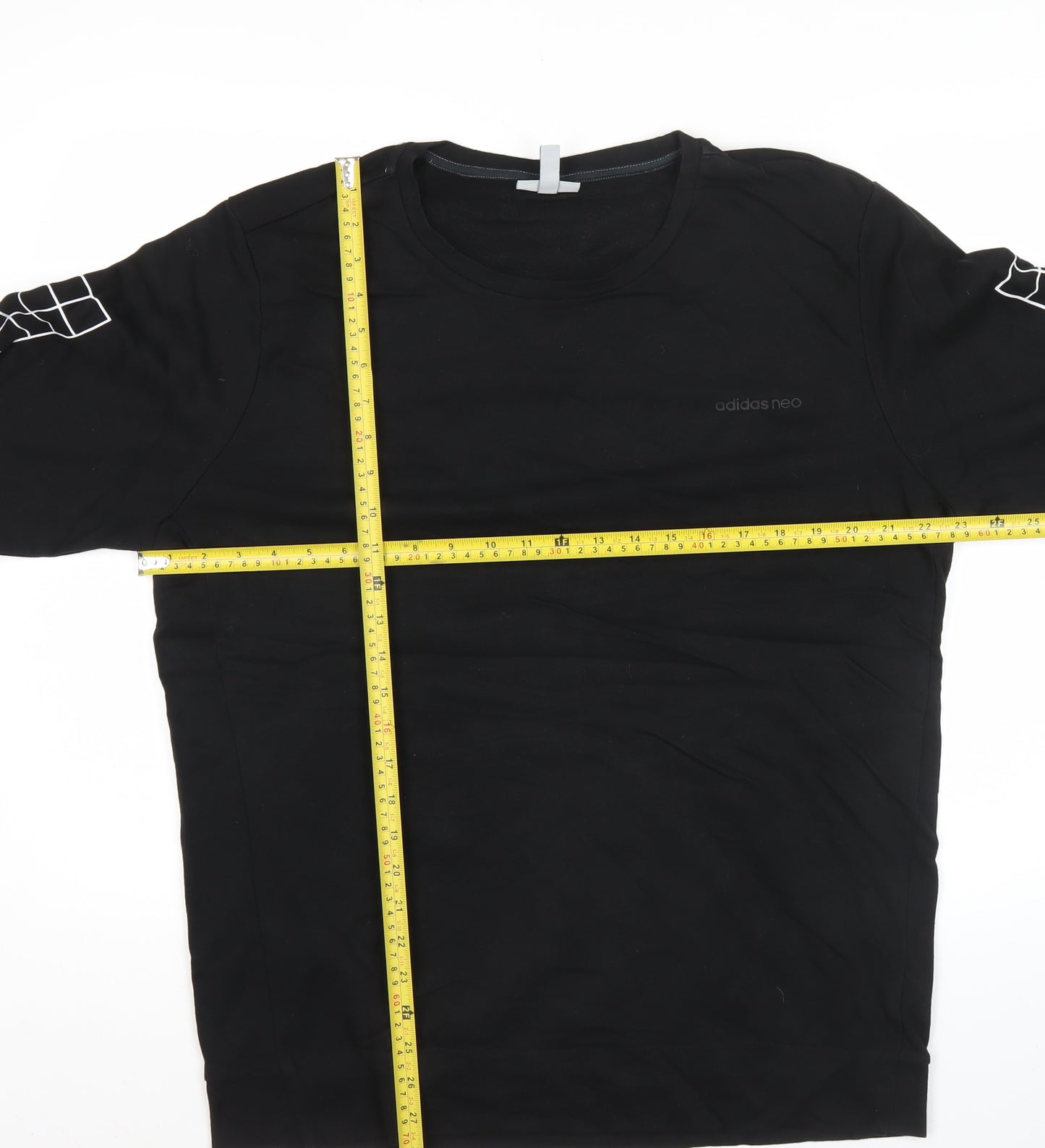 Adidas Neo Men's Black L Pullover Sweatshirt Graphic Logo Jersey