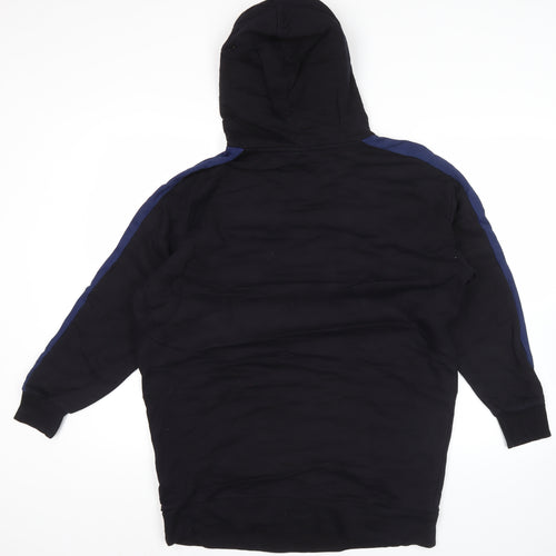 Puma Men’s Black Pullover Hoodie S Logo Graphic Sports Fleece