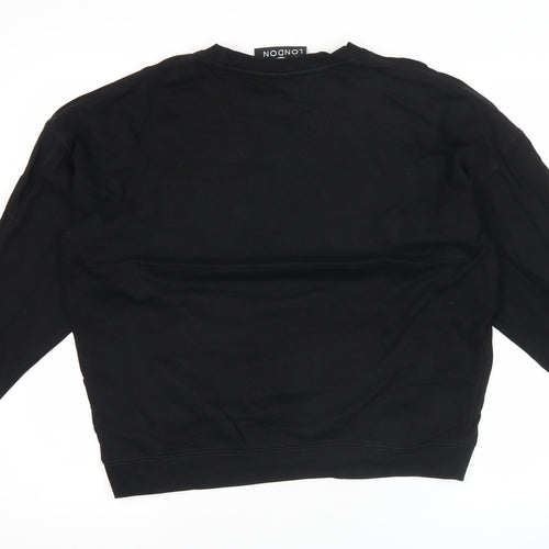 BOY London Men’s Black Logo Pullover Sweatshirt XS Cotton