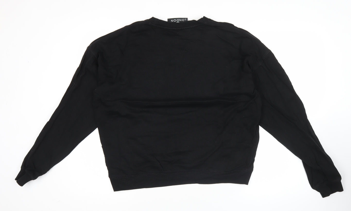 BOY London Men’s Black Logo Pullover Sweatshirt XS Cotton