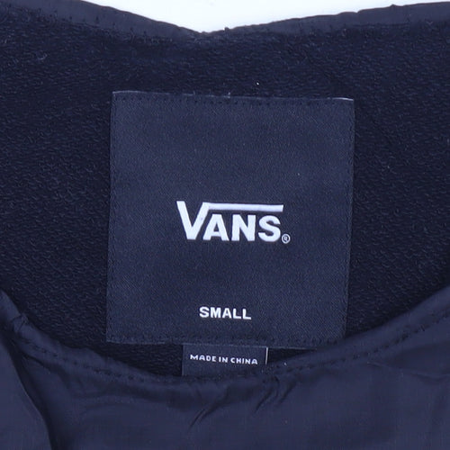 Vans Men's Green Logo Pullover Sweatshirt Size S Army Style