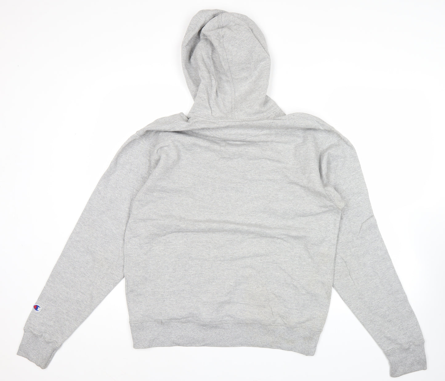 Champion Men's Grey M Pullover Hoodie Fleece Regular Fit