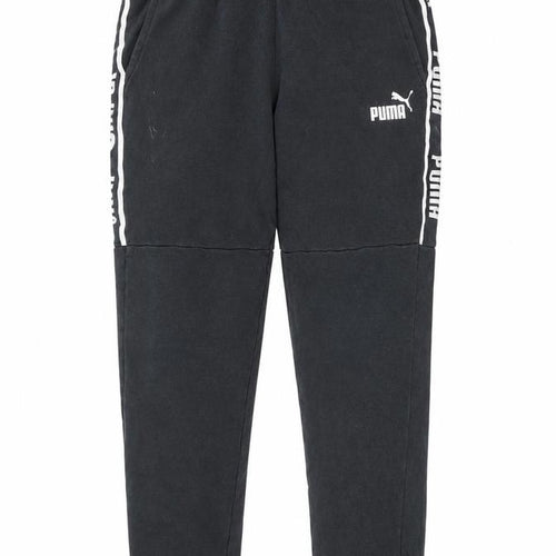 Puma Women’s Black M Jogger Trousers Fleece Autumn Winter Sportswear