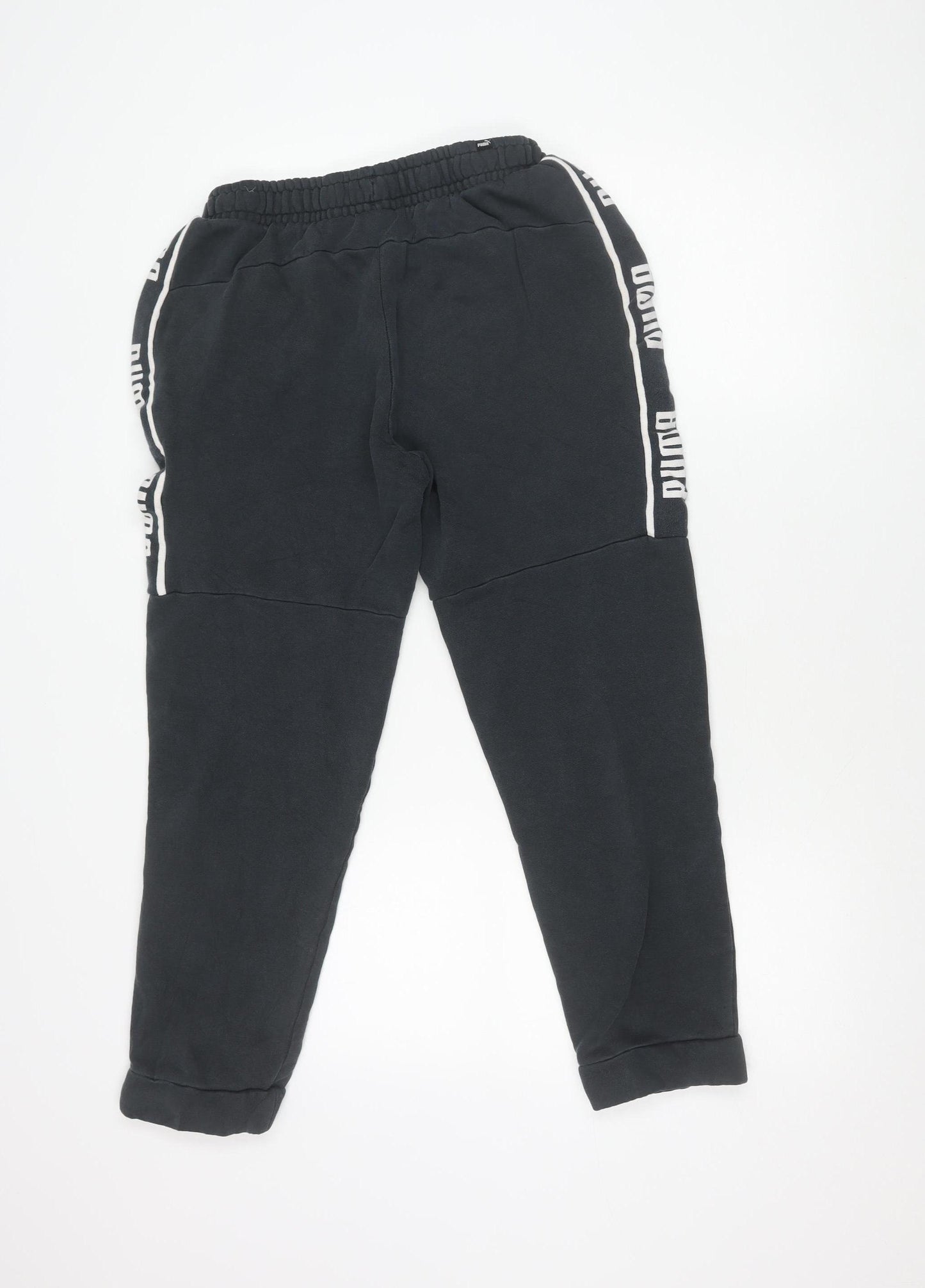 Puma Women’s Black M Jogger Trousers Fleece Autumn Winter Sportswear