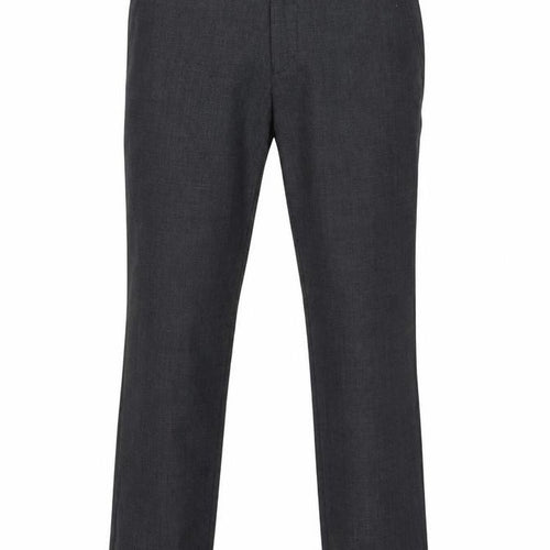 Moss 1851 Men's Grey Wool Blend Tailored Dress Trousers 30W