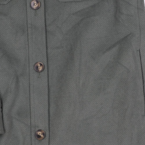 Marks and Spencer Women’s Green Long Jacket Size S Polyester Viscose