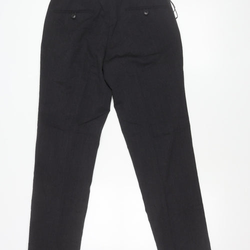 Marks and Spencer Men's Grey Slim Fit Dress Pants 30W 31L