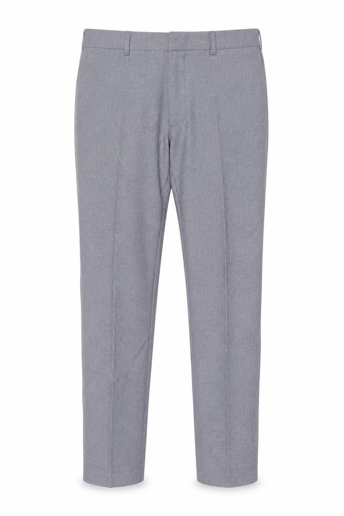 Marks and Spencer Men's Blue Check Wool Dress Pants 32x31 Slim