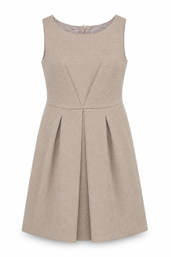 Darling London Women’s Beige A-Line Knee Length Dress Size 12