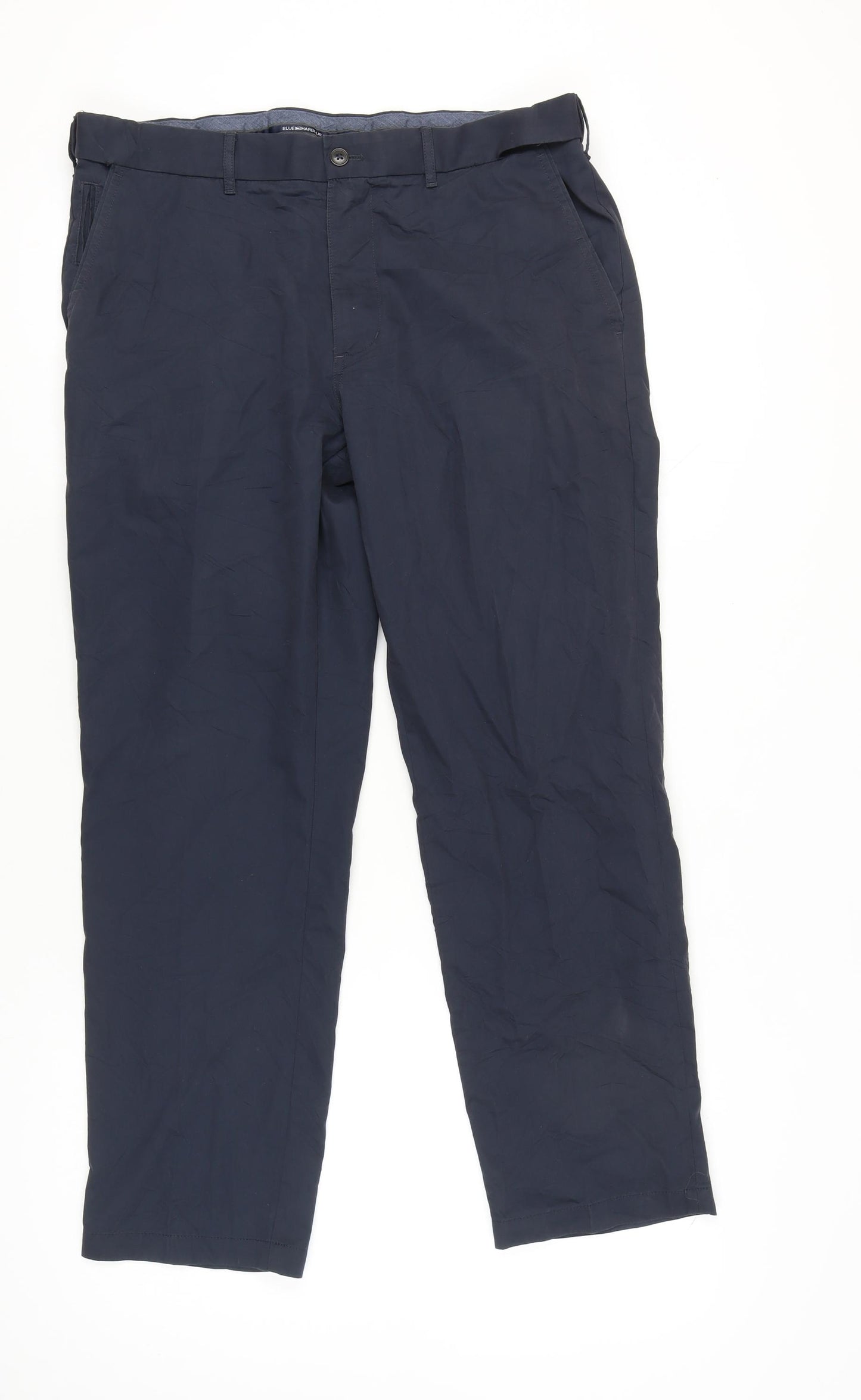 Marks and Spencer Blue Harbour Men's Blue 36R Chino Trousers