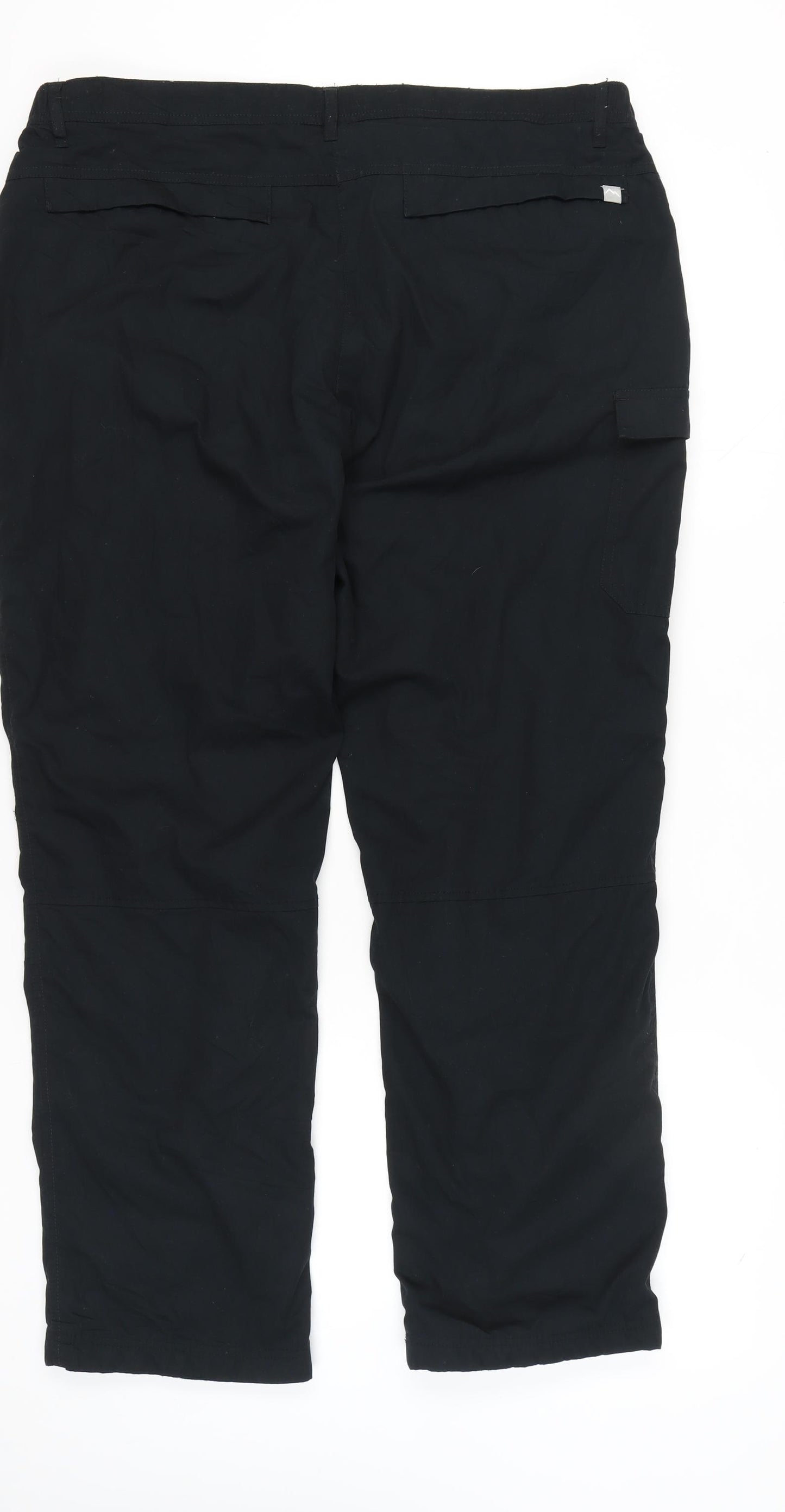 Peter Storm Womens Black Size 18 Cargo Trousers Outdoor Workwear