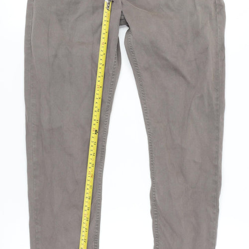 Sorbino Women’s Grey Chino Trousers Size 18 Straight Leg Stretch