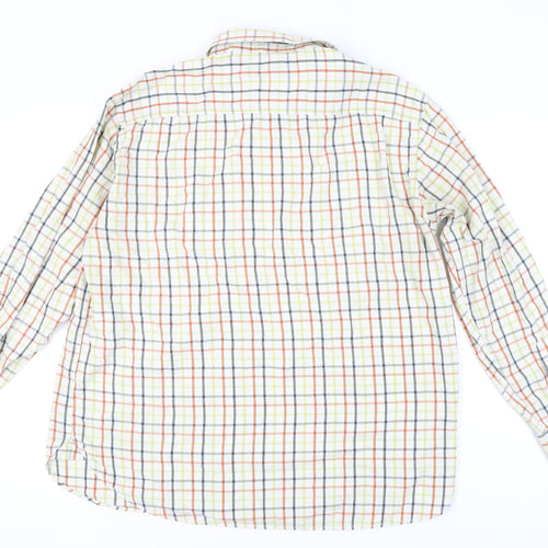Samuel Windsor Mens Multicoloured Check Cotton Long Sleeve Shirt XL