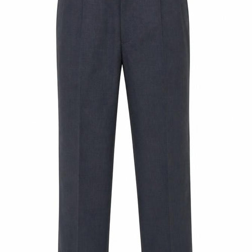 Marks & Spencer Men's Grey 32W 31L Regular Fit Dress Trousers Wool Blend