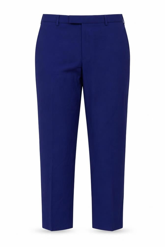 Marks and Spencer Women's Blue 38in Wool Blend Tailored Dress Pants