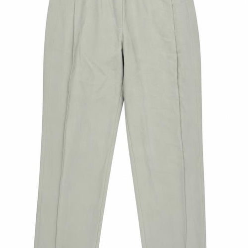Marks and Spencer Women Green Size 8 Straight Leg Trousers