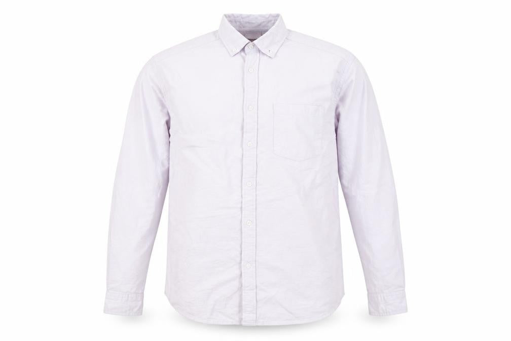 ASOS DESIGN Men’s Purple Cotton Oxford Button-Up Shirt M