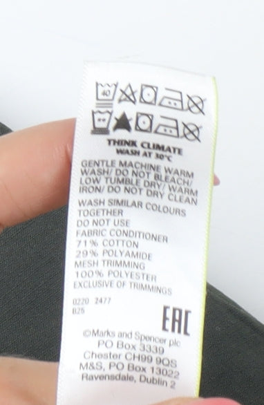 Marks and Spencer Men’s Green 36 Cargo Shorts Cotton Polyamide