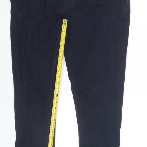 Feraud Men’s Blue Slim Fit Trousers W38 L32 Straight Leg Casual