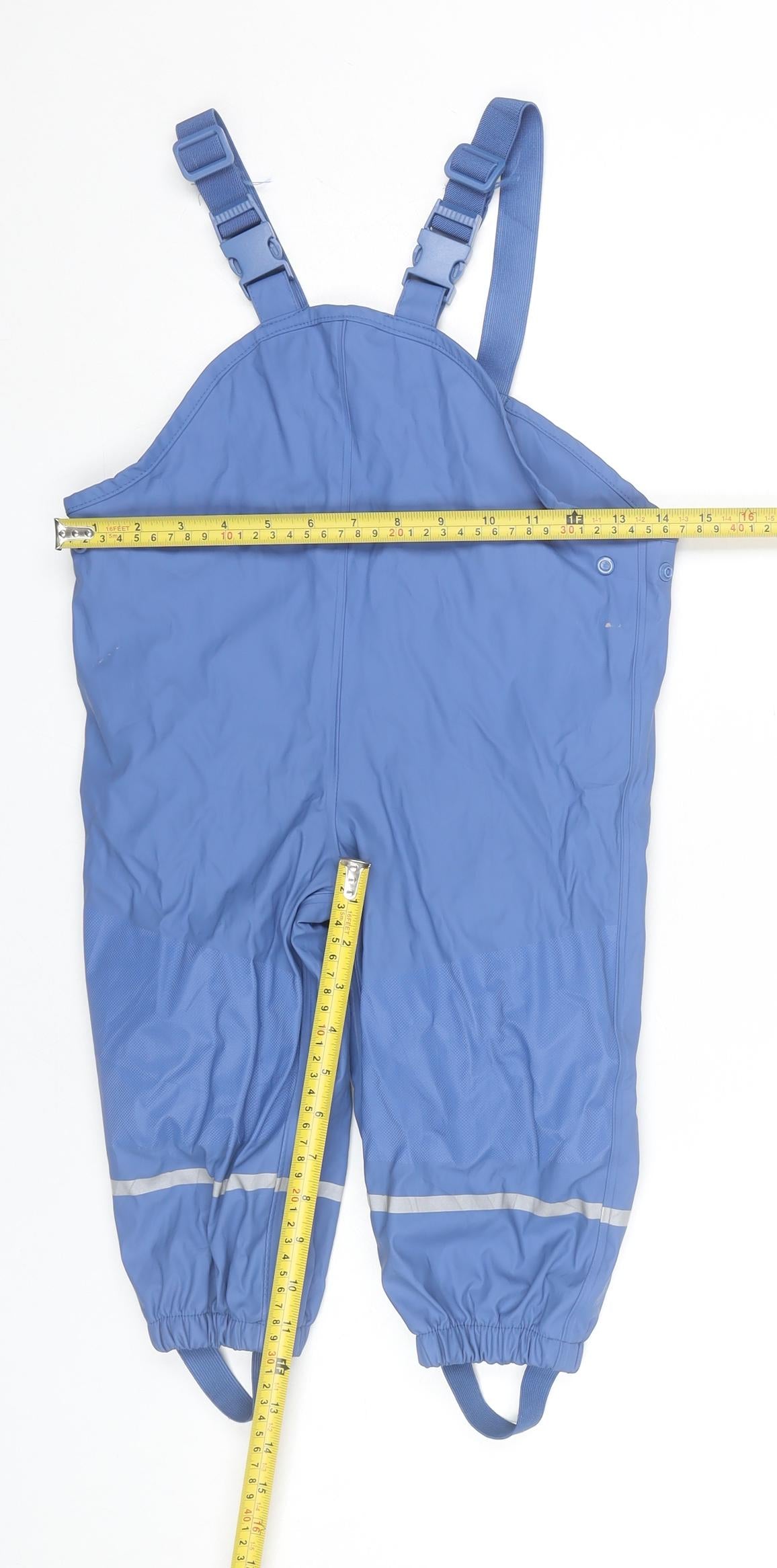 Lupilu Unisex Blue 18-24M Waterproof Ski Salopettes Adjustable Straps