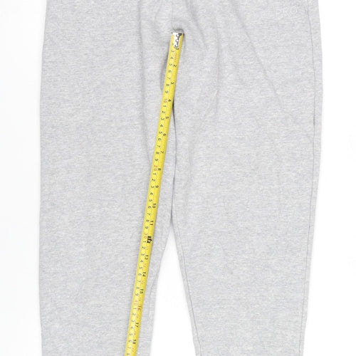 USA Pro Womens Grey Cotton Blend Jogger Trousers Size 8