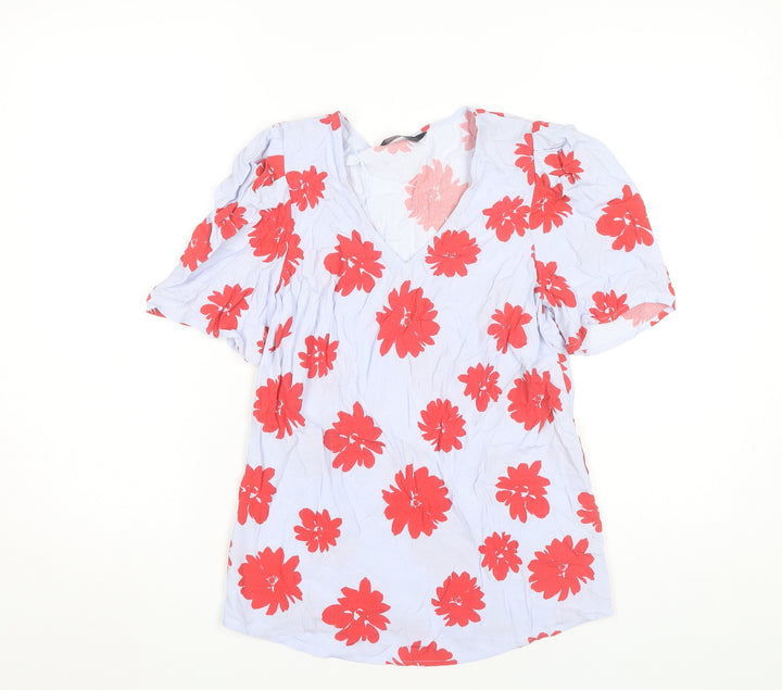 Marks and Spencer Women’s Multicoloured Floral Viscose Blouse UK 6