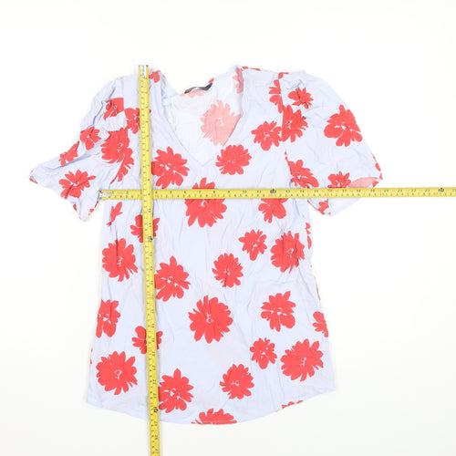 Marks and Spencer Women’s Multicoloured Floral Viscose Blouse UK 6